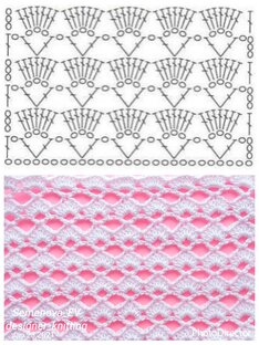 Узоры крючком 