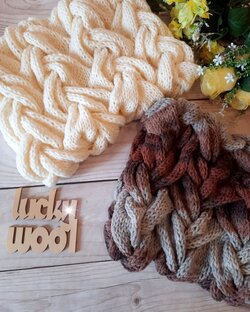 Шарфы, снуды, палантины спицами.