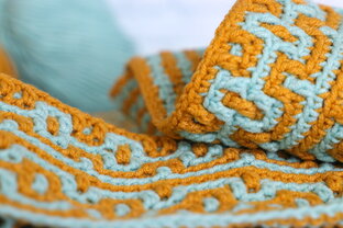 Мозаичное вязание крючком