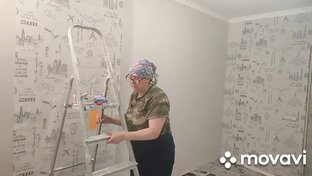 Поклейка обоев