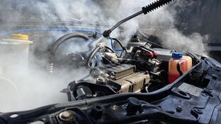 Мойка двигателя паром 