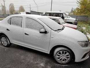 Ранний снег в Тюменской обл