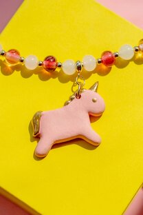 Розовый единорожка 