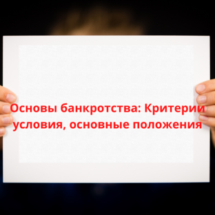 Основы банкротства