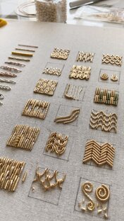 Вышивка канителью