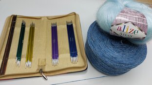 Обзор пряжи и спиц