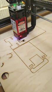 Работа на лазере