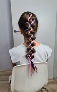 Косы с лентами