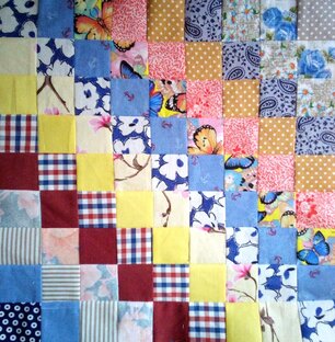 Шитье из квадратов