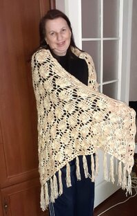 Шаль,,Золотая осень,,