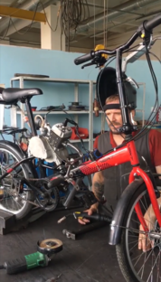 Велосипед с КД F50