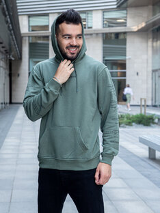 Кофта мужская с капюшоном худи с надписями