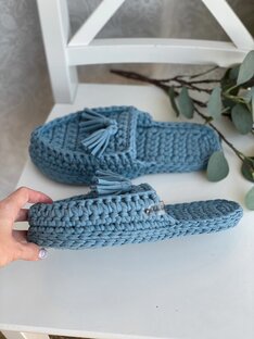 Тапочки крючком
