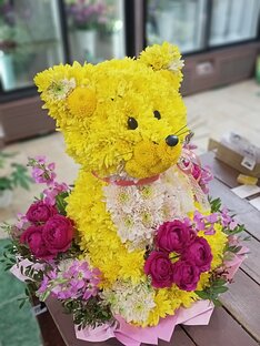 Зверюшки из цветов!!!