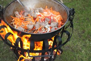 Готовим в казане