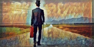 Оранжевый чемоданчик