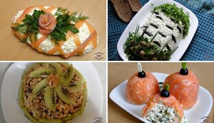 Эффектные и вкусные салаты к празднику