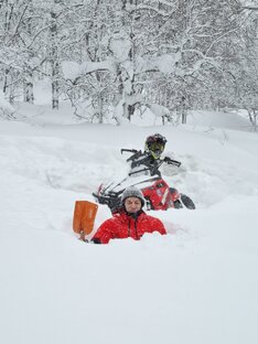 Горный снегоход