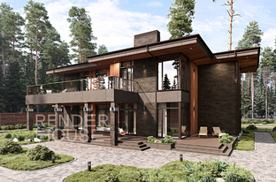 Проекты домов в стиле Райта