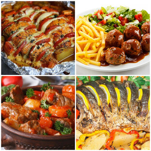 ВТОРЫЕ БЛЮДА. УЖИН 