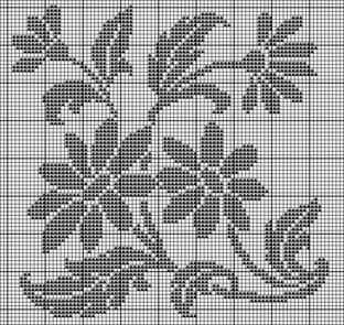 Филейная сетка крючком. Схемы