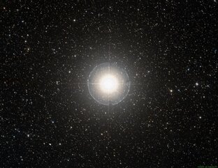 Звезды без пятен с ровным светом