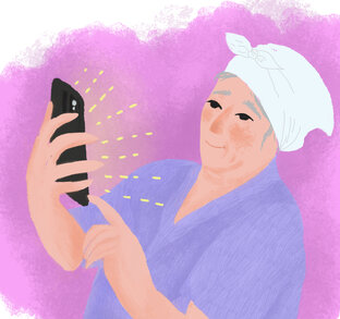 Бабушка блогера