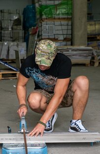 Процесс укладки 
