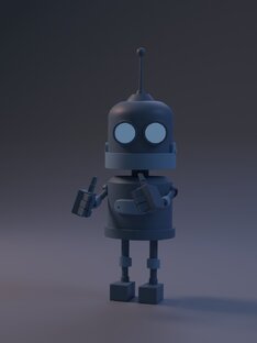 Простой робот в Blender