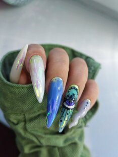 ГЛАЗА👁️ НА НОГТЯХ