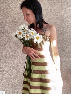 Мастер-класс платье крючком 