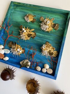 Поделки из КОЖУРЫ КАШТАНОВ 🌰 