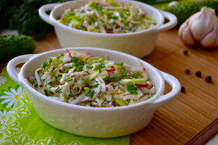 Закуски и салаты с капустой