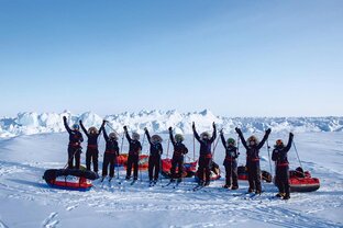 Северный полюс. Женская лыжная экспедиция. 