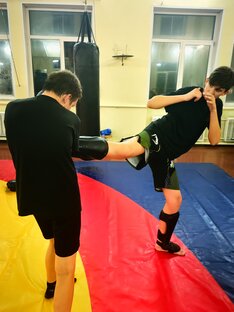 Перехват ног в УШУ-САНЬДА