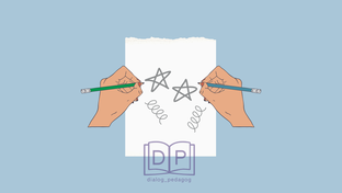 Рисование двумя руками. Нейроупражнения