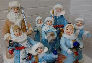 ДЕД МОРОЗ И СНЕГУРОЧКА ИЗ ВАТЫ! КАК СДЕЛАТЬ?!