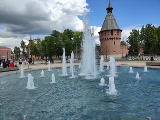 Фонтанный маршрут в Туле