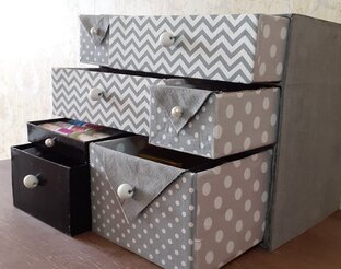 Тканевые коробки