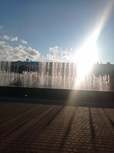 Фонтаны у Финляндского вокзала