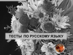 Тесты по русскому языку
