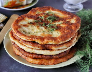 Лепешки и оладьи