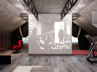 Мансарда в стиле лофт