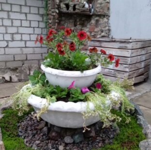 Поделки из цемента