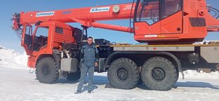 Работа вахта автокран