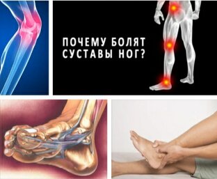 Ноги: стопы, колени, тазобедренные