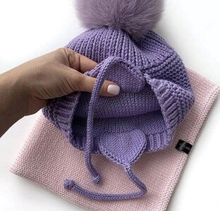 Шапка спицами