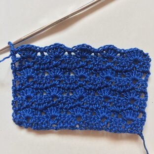 Схемы сетчатых узоров крючком