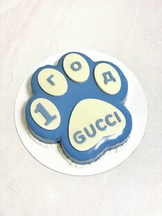 Торт в форме лапы