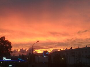Закаты. Природа. 